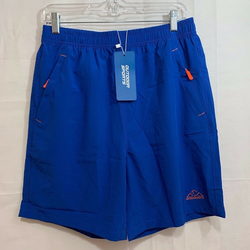 Outdoor Sports Men's NWT Workout Shorts Blue Medium